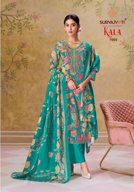 Suryajyoti kala vol-7 designer kurtis buy online in wholesale price